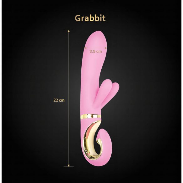 G-Vibe GRabbit - G-punkta trīsmotors vibrators (rozā)
