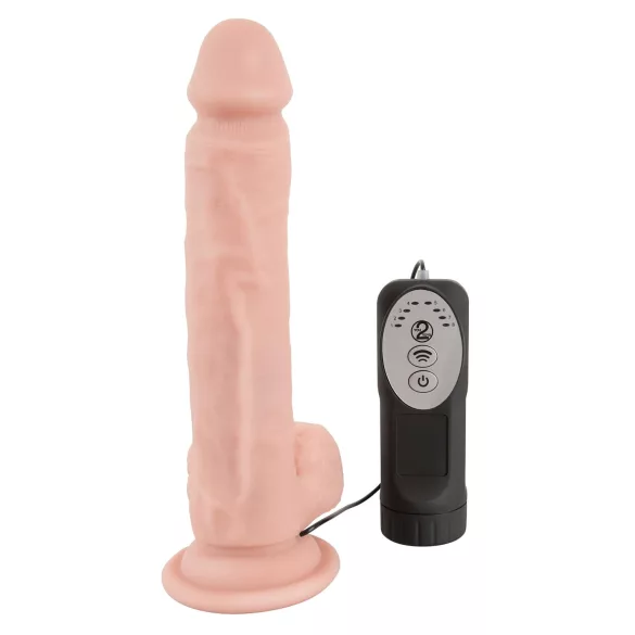 Medical Thrusting - vibrators ar piesūcekni, stumšanas-rotācijas funkciju (dabīgā krāsā)