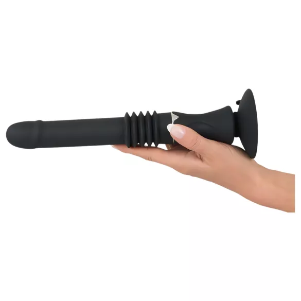 You2Toys lökšanas vibrators ar piesūcekni melns