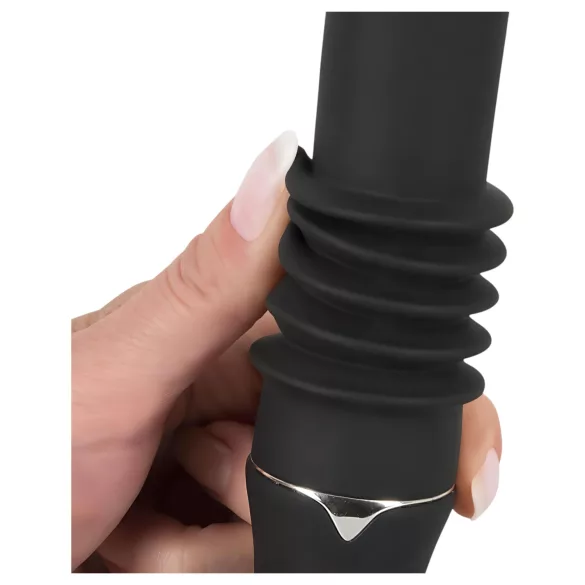 You2Toys lökšanas vibrators ar piesūcekni melns