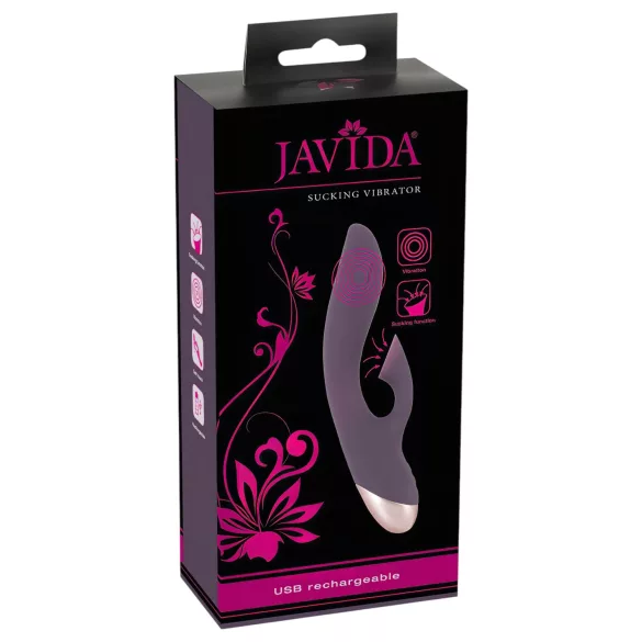 Javida - vibrators ar klitora sūcēju ūdensizturīgs violets
