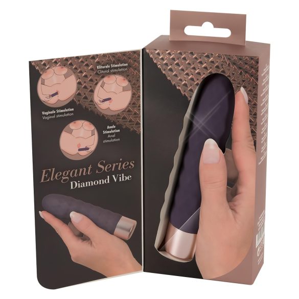 You2Toys akumulatora vibrators Elegant Diamond lillā