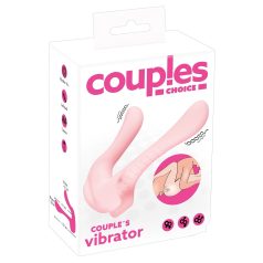 Couples Choice - pāru vibrators ar 2 motoriem rozā