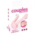 Couples Choice - 2 motoru pāru vibrators (rozā)