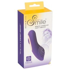   SMILE biksītes - akumulators, tālvadības klitora vibrators (violets)