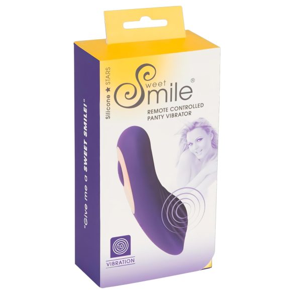 SMILE biksītes - akumulators, tālvadības klitora vibrators (violets)
