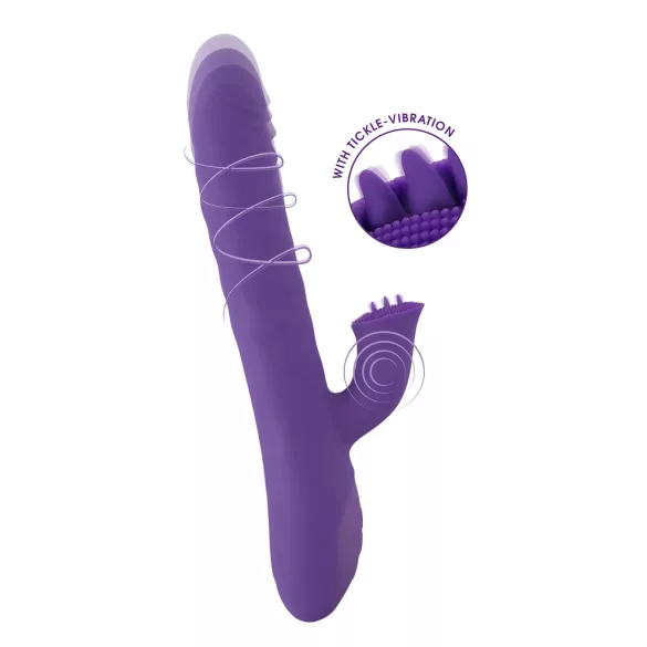Smile Pearl - vibrators ar pērlītēm, violets