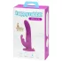 Happyrabbit strap-on vibrators ar trušu ausīm, violets