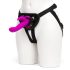 Happyrabbit strap-on vibrators ar trušu ausīm, violets