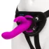 Happyrabbit strap-on vibrators ar trušu ausīm, violets