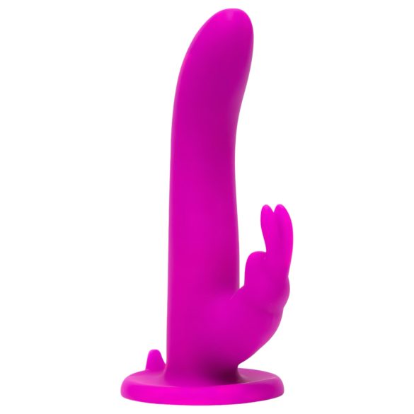 Happyrabbit strap-on vibrators ar trušu ausīm, violets