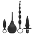 Fifty Shades of Grey anālais komplekts 4in1 melns