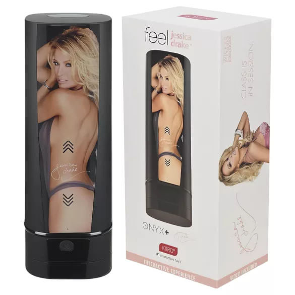 Kiiroo Onyx+ Jessica Drake - interaktīvais masturbators melns