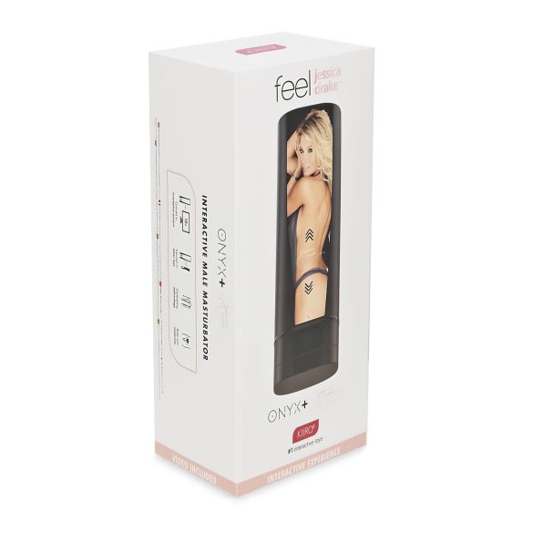 Kiiroo Onyx+ Jessica Drake - interaktīvais masturbators melns