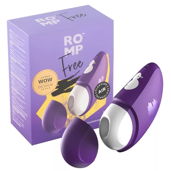 ROMP Free - ūdensizturīgs klitorālais stimulators ar gaisa viļņiem violets