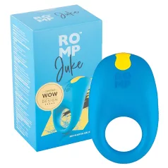   ROMP Juke - ūdensizturīgs vibrējošs erekcijas gredzens zils