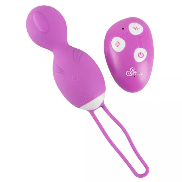 SMILE vibrējošā olas rotaļlieta ar rotējošu funkciju, violeta