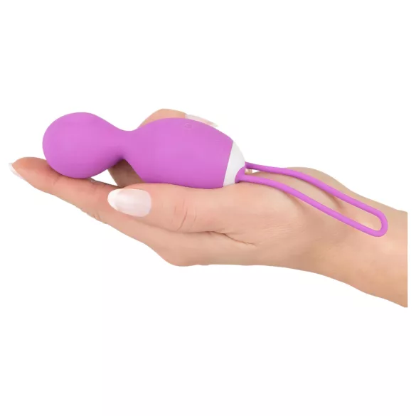 SMILE vibrējošā olas rotaļlieta ar rotējošu funkciju, violeta