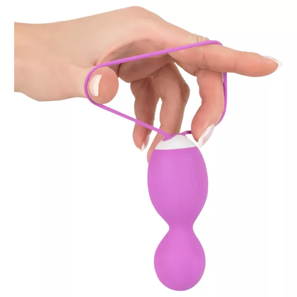 SMILE vibrējošā olas rotaļlieta ar rotējošu funkciju, violeta