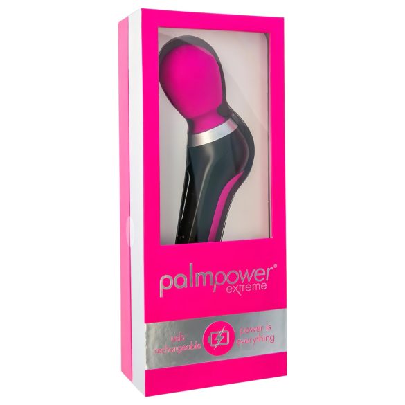 PalmPower Extreme Wand - uzlād. masāžas vibrators (rozā-melns)