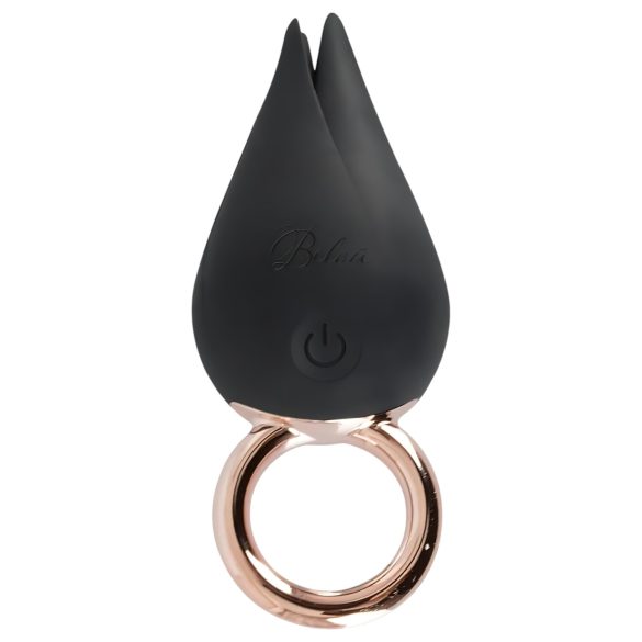 Belou - uzlādējams, ūdensizturīgs klitora vibrators (melns)