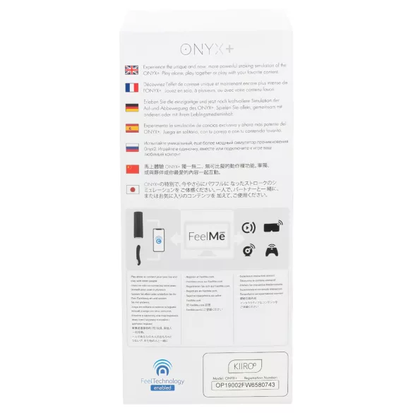Kiiroo Onyx+ - interaktīvais masturbators melns