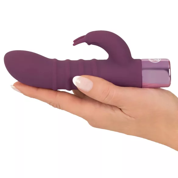 Rabbit Vibe - uzlādējams truša vibrators ar klitora stimulatoru lilla krāsā