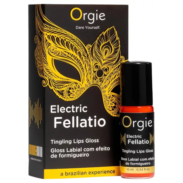 Orgie Electric Fellation - kņudinoša lūpu spīdums (10 ml)