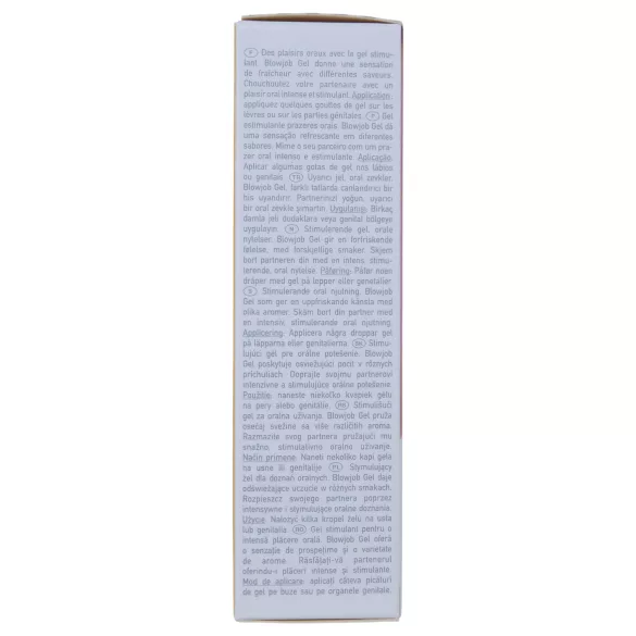HOT - orālais lubrikanta gels “Blowjob Gel” ar vaniļas garšu (50 ml)
