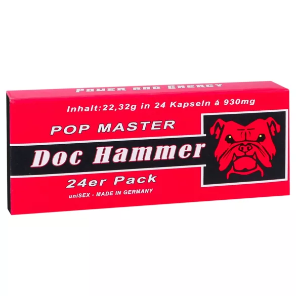 Doc Hammer - uztura bagātinātājs kapsulas uniseks 24 gab