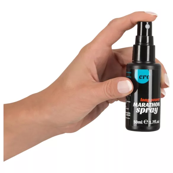 HOT Long Power Marathon - erekcijas ilguma sprejs, 50ml
