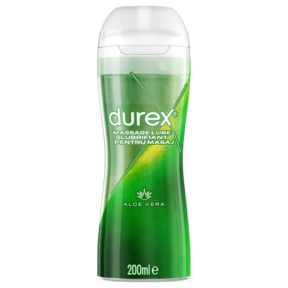 Durex 2in1 masāžas eļļa - Aloe Vera (200ml)