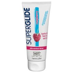 HOT Superglide ēdams lubrikants ar aveņu garšu 75ml