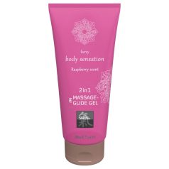 Shiatsu masāžas lubrikants ar aveņu aromātu 200ml