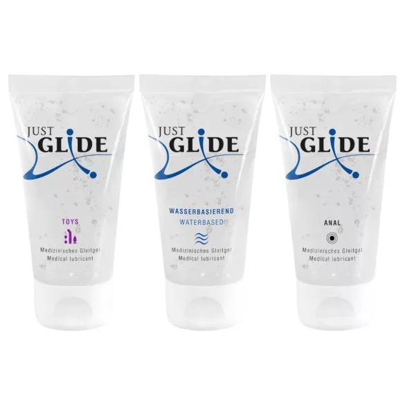 Just Glide lubrikantu komplekts 3x50ml