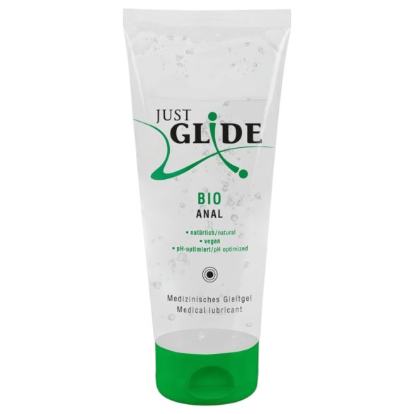 Just Glide Bio anālais lubrikants uz ūdens bāzes vegānisks 200ml