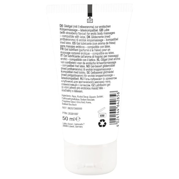 Lick it! - ēdams lubrikants 2in1 ar zemeņu garšu 50ml