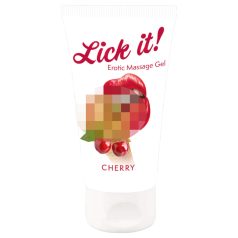 Lick it! - ēdams lubrikants ar ķiršu garšu 2in1 50ml