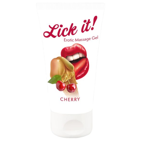 Lick it! - ēdams lubrikants ar ķiršu garšu 2in1 50ml