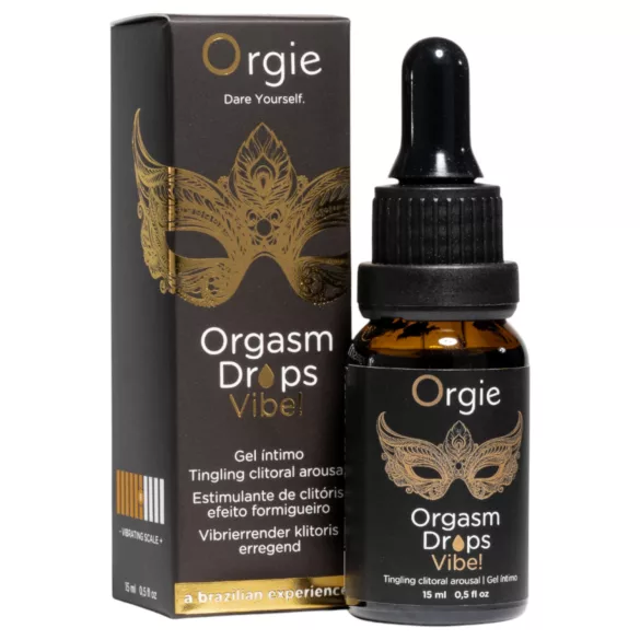 Orgie Orgasm Drops Vibe - tirpinošs intīmais gēls sievietēm (15 ml)