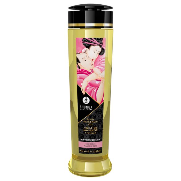 Shunga - masāžas eļļa ar rožu aromātu 240ml