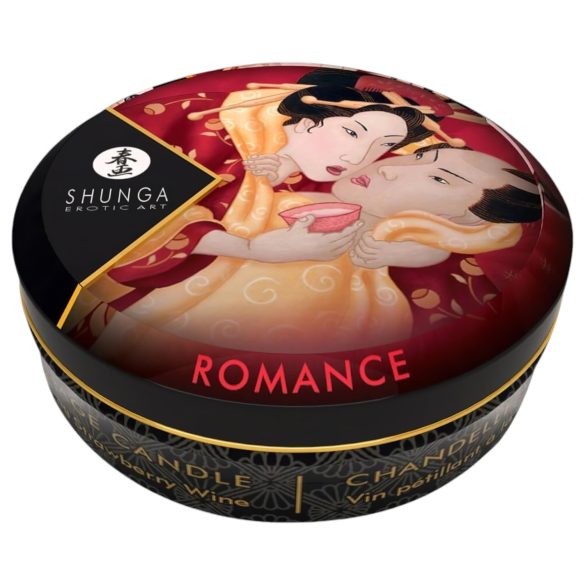 Shunga - masāžas svece - zemeņu aromāts (30 ml)