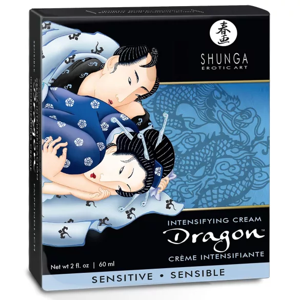Shunga Dragon Sensitive - intīmais gels vīriešiem 60 ml