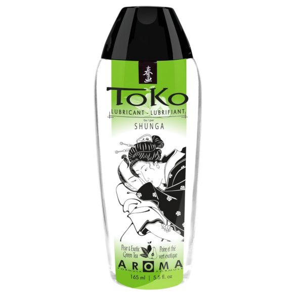 Shunga Toko - ūdens bāzes lubrikants ar bumbieru un zaļās tējas aromātu 165ml