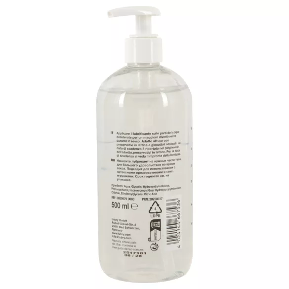 Just Glide Toylube - ūdens bāzes lubrikants rotaļlietām (500 ml)