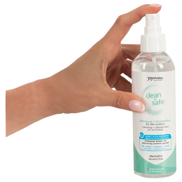 JoyDivision Clean Safe - dezinfekcijas un tīrīšanas sprejs 200ml