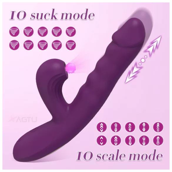 AlvUp - stimulējošs G‑punkta vibrators (violets)