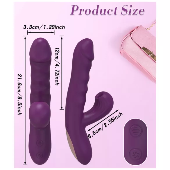 AlvUp - stimulējošs G‑punkta vibrators (violets)