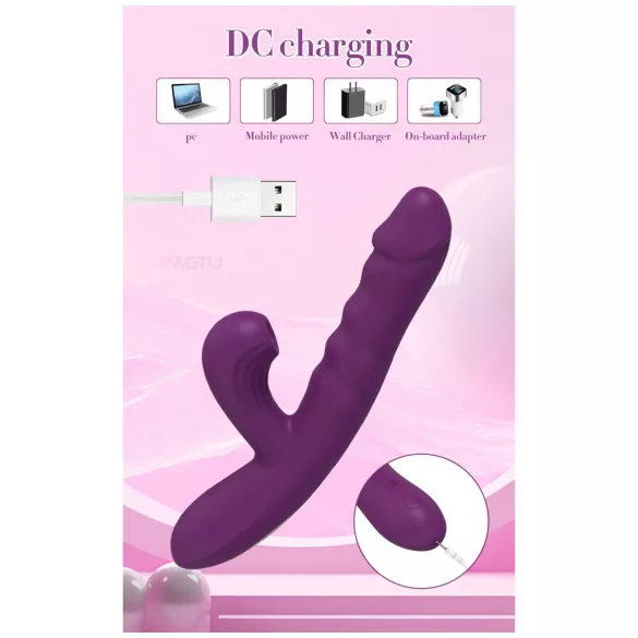 AlvUp - stimulējošs G‑punkta vibrators (violets)