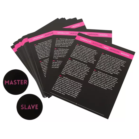 tease & please - Master & Slave - premium BDSM piedzīvojumu komplekts pāriem (13 daļās)
